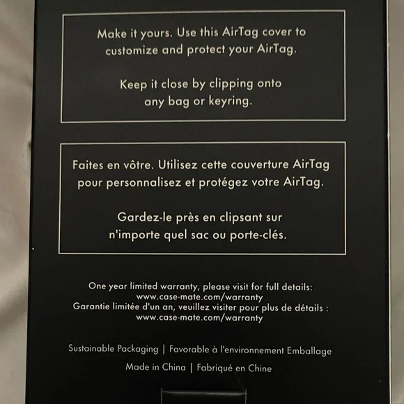 Kate Spade Leopard AirTag Case by Kate Spade New in Box - Picture 5 of 5